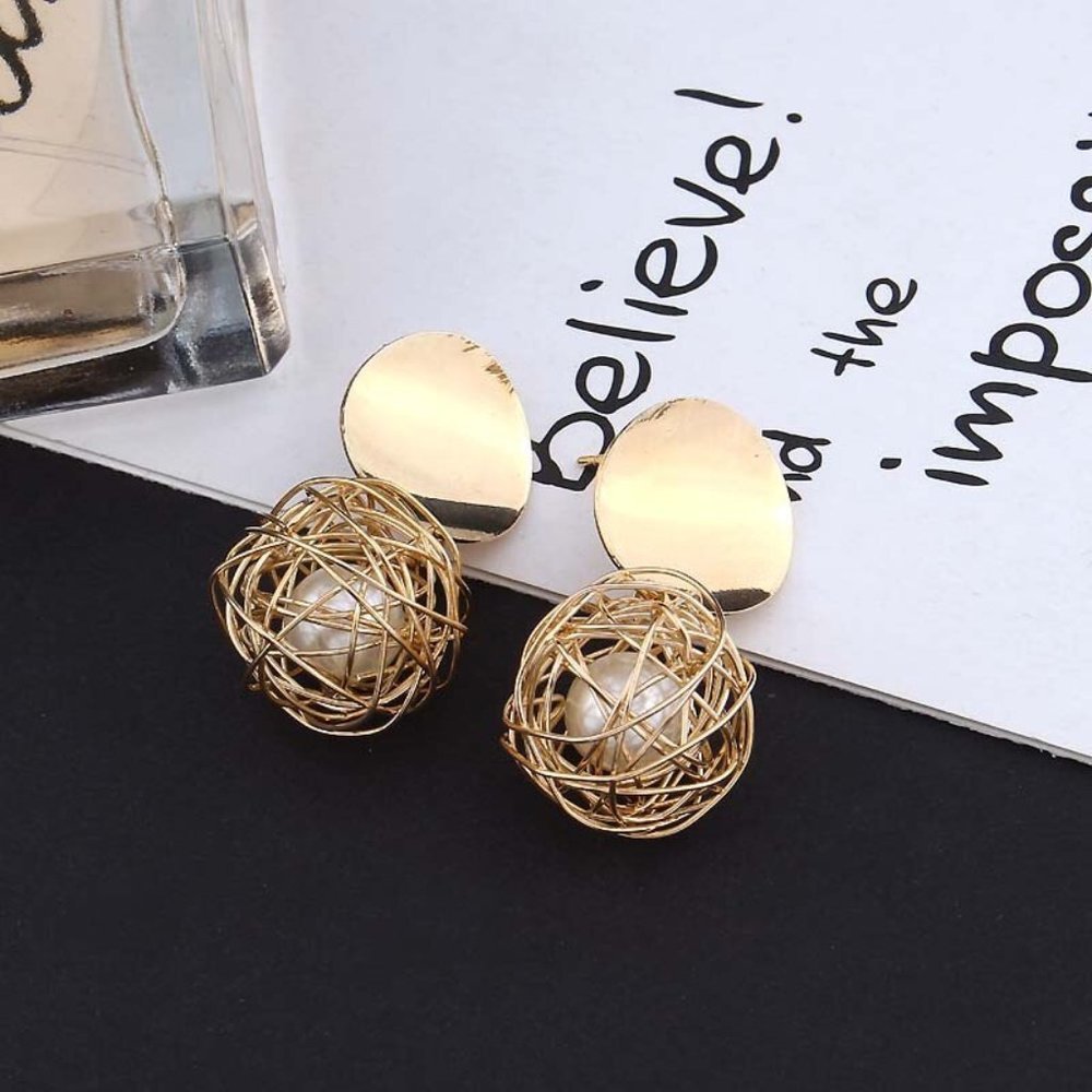 Earrings Women Stud Mada Bohemian Hoop Drop Cute Top Trendy Jewelry - Picture 2 of 7